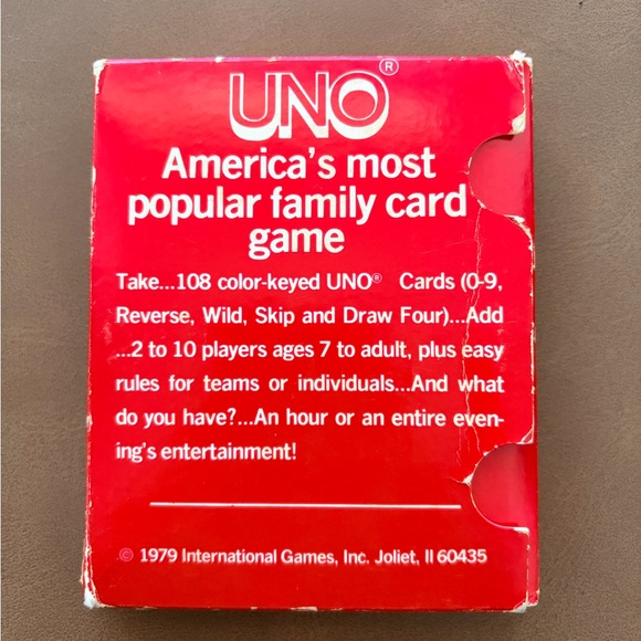 Vintage Uno Card Game (1979) - Picture 3 of 4